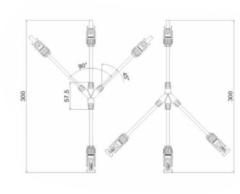 Deligo DSY3 Deligo Y3 Solar Branch Connector Set 2