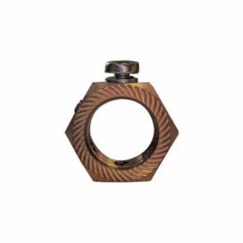 Deligo E4L/EN25 BRASS EARTHING NUTS 25MM