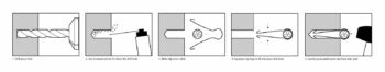 Deligo FDC68B Deligo Heavy Duty 6-9mm Knock-In Metal Clips Black 2