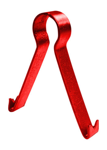 Deligo FDC68R Deligo Heavy Duty 6-9mm Knock-In Metal Clips Red
