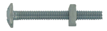 Deligo GRB612 Deligo M6 x 12 Hot Dipped Galv Roofing Bolts & SQ. Nuts 2