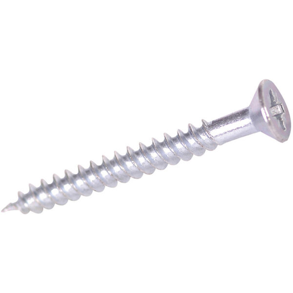 Deligo HE08150 Pozi Countersunk Thwinthread Woodscrew BZP 8 X 1 1/2''