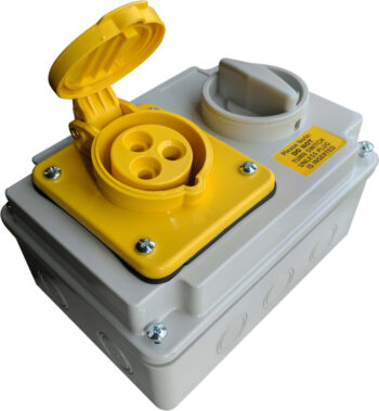 Deligo ILS110-16 Deligo Industrial 3 Pin Interlocking Switch - 110V 16A IP44