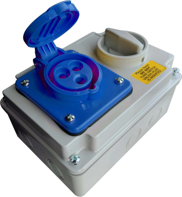 Deligo ILS240-16 Deligo Industrial 3 Pin Interlocking Switch - 240V 16A IP44