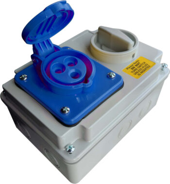 Deligo ILS240-32 Deligo Industrial 3 Pin Interlocking Switch - 240V 32A IP44