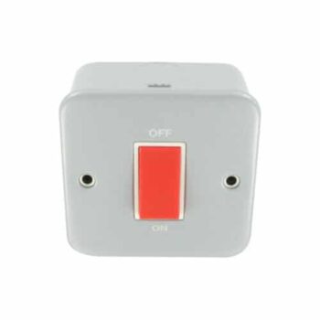 Deligo MC45 Metal Clad Double Pole Switch 45 Amp