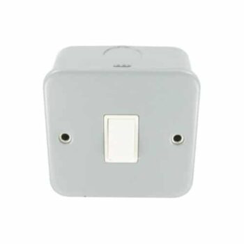 Deligo MCR21 Metal Switch Clad 1 Gang