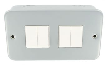 Deligo MCR24 Metal Switch Clad 4Gang 2