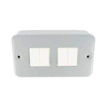 Deligo MCR24 Metal Switch Clad 4Gang 1