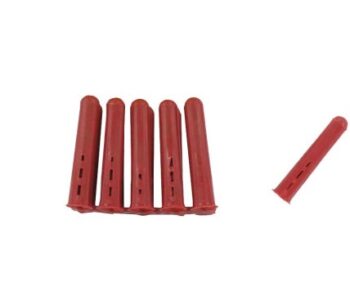 Deligo MPRED Red Wall Plugs Pack of 100 1