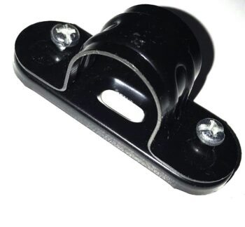 Deligo SB25B 25mm Steel Spacer Bar Saddles Black