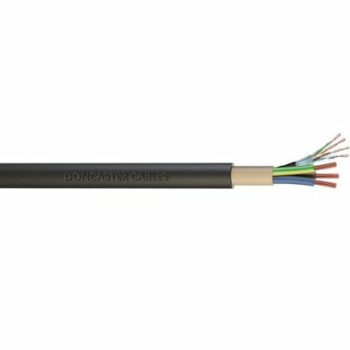 Doncaster Cables EV-ULTRA3C6.0CAT5 EV-Ultra® - 3 Core 6mm PVC Tuff-Sheathed and CAT5 combined -  1 meter