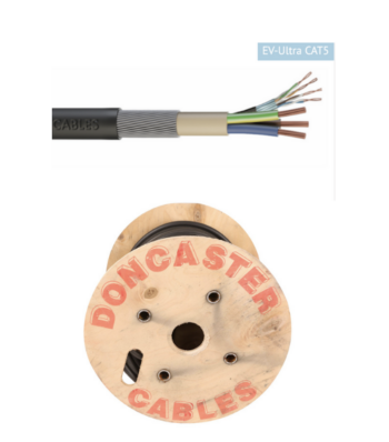 Doncaster Cables EV-ULTRA3C6.0CAT5SWA/200 EV-Ultra® - 3 Core 6mm SWA and CAT5 combined -  200 metres 1