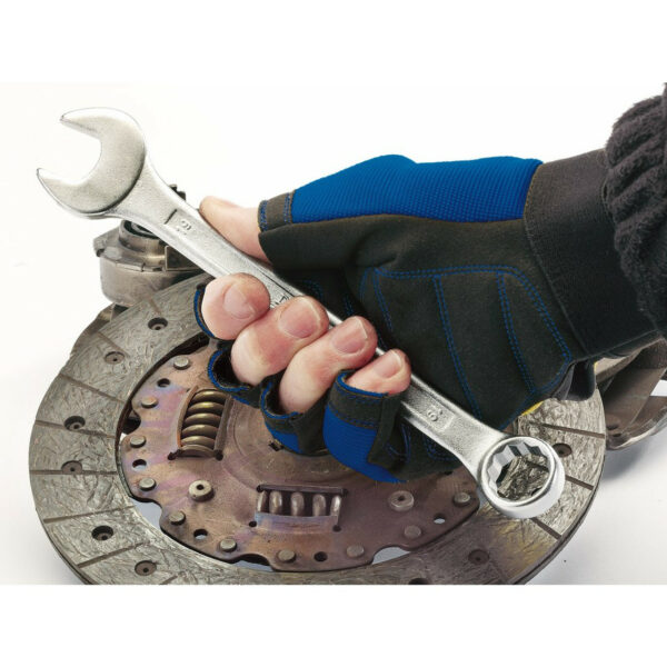 Draper 14972 Draper Work Fingerless Gloves - Large 4