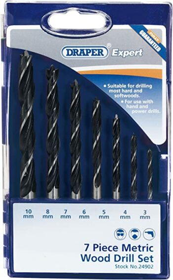Draper 24902 Draper Metric Wood Drill Set