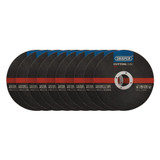 Draper 94771 Draper Metal Cutting Discs 115 x 1 x 22.23mm (Pack of 10) 2