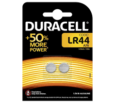 Duracell LR44B2SPLIT Duracell A76 Size: LR 44  1.5V Alkaline-Manganese Dioxide - Pack of 2 1