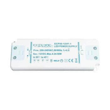 ECOPAC ECP50-12VF-1 EcoPac 12V Constant Voltage LED Drivers 50W