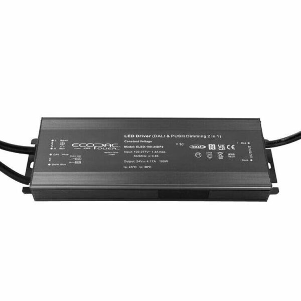 ECOPAC ELED-100-24DP2 Ecopac DALI-2 Constant Voltage LED Driver 100W 1