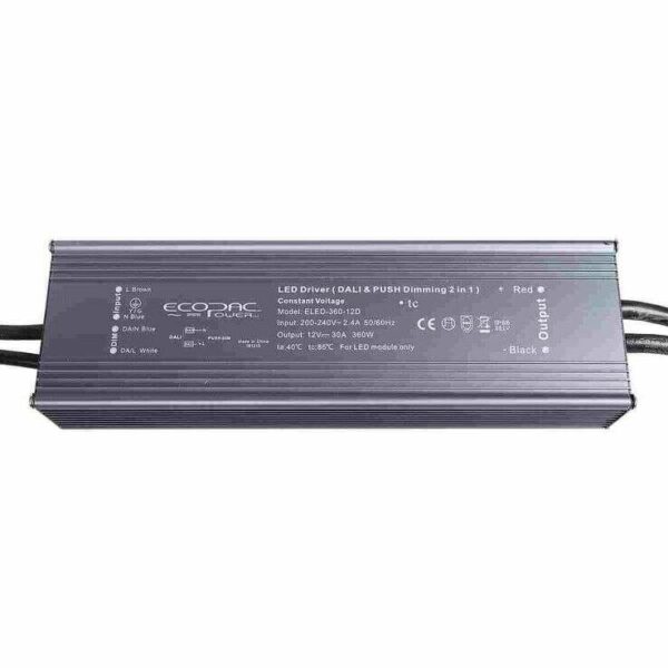 ECOPAC ELED-360-24D Ecopac DALI Dimmable Constant Voltage LED Driver 360W