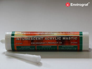 Envirograf AM_White Envirograf Intumescent Acrylic and Acoustic Mastic - White 310 ml