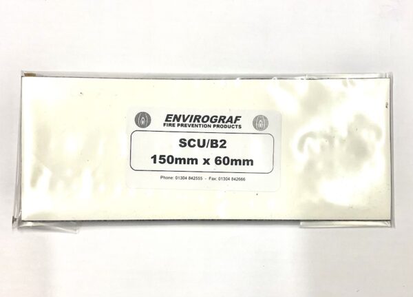 Envirograf SCUB2 Envirograf SCUB2 Intumescent Strip for Metal Consumer Units - 150x60mm 2