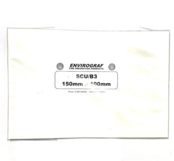 Envirograf SCUB3 Envirograf SCUB3 Intumescent Strip for Metal Consumer Units - 150x100mm 2