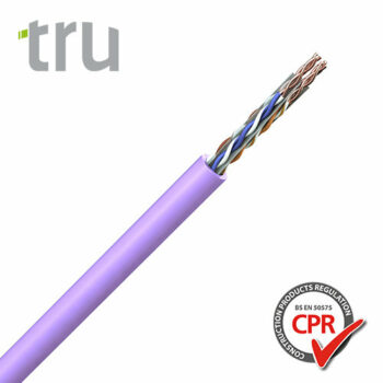 FS Cables C6T00-E00 FS Cables 4 x 2 x 23AWG HDBaseT Cat 6 U/UTP Black - 305m Box 2
