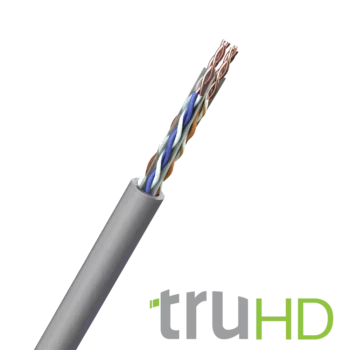 FS Cables C6T05-E00 FS Cables 4 x 2 x 23AWG HDBaseT Cat 6 U/UTP Grey - 305m Box
