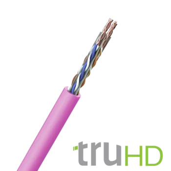 FS Cables C6T07-E00 FS Cables 4 x 2 x 23AWG HDBaseT Cat 6 U/UTP Pink - 305m Box
