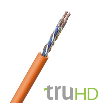 FS Cables C6T08-E00 FS Cables 4 x 2 x 23AWG HDBaseT Cat 6 U/UTP Orange - 305m Box