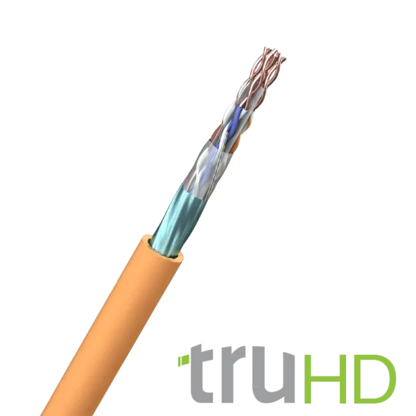 FS Cables C6TFH08-B204-200 FS Cables 4 x 2 x 23AWG HDBaseT Cat 6 F/UTP LSHF Orange - 200m