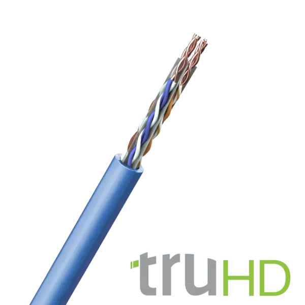 FS Cables C6TH01-E00 FS Cables 4 x 2 x 23AWG HDBaseT Cat 6 U/UTP LSHF Blue - 305m Box