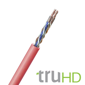 FS Cables C6TH03-E00 FS Cables 4 x 2 x 23AWG HDBaseT Cat 6 U/UTP LSHF Red - 305m Box