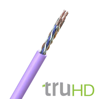FS Cables C6TH06-E00 FS Cables 4 x 2 x 23AWG HDBaseT Cat 6 U/UTP LSHF Violet - 305m Box