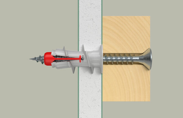 Fischer 545676 Fischer DuoBlade S Plasterboard Fixing 545676 - 6x44mm Wall Plug - Pack of 25 3