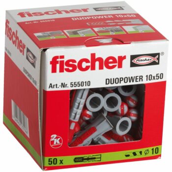 Fischer 555010 Fischer DuoPower Universal Plug 555010 - 10x50mm - Pack of 50 2