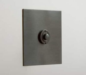 Forbes & Lomax 1GBELL/BMA Forbes & Lomax 1GBELL/BMA 1 Gang Momentary Button Switch - Antique Bronze Plate 1