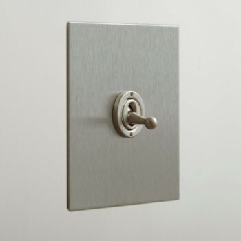 Forbes & Lomax 1GIN/SS Forbes & Lomax 1GTW/SS 1 Gang Intermediate Dolly Switch - Stainless Steel Plate 1