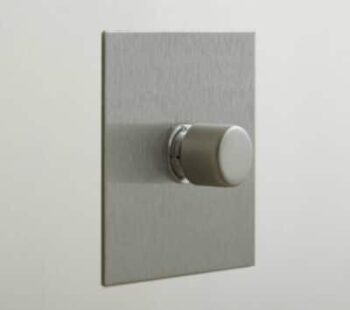 Forbes & Lomax 1GTE250/SS Forbes & Lomax 1GTE250/SS 1 Gang Rotary Dimmer - Stainless Steel 1