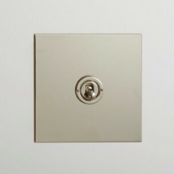 Forbes & Lomax 1GTW/NIC Forbes & Lomax 1GTW/NIC 1 Gang 2 Way Dolly Switch - Nickel Silver Plate