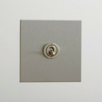 Forbes & Lomax 1GTW/SS Forbes & Lomax 1GTW/SS 1 Gang 2 Way Dolly Switch - Stainless Steel Plate 2