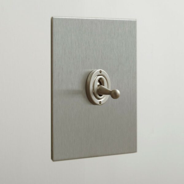 Forbes & Lomax 1GTW/SS Forbes & Lomax 1GTW/SS 1 Gang 2 Way Dolly Switch - Stainless Steel Plate 1