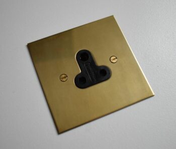 Forbes & Lomax SS5/OLB Forbes & Lomax SS5/OLB 5A Single Socket - Aged Brass
