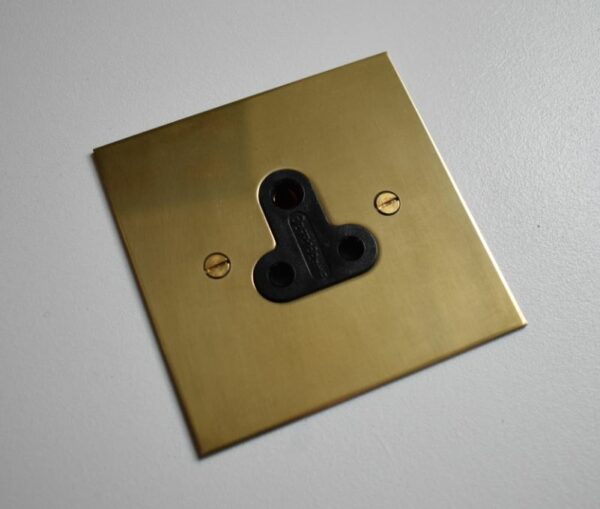 Forbes & Lomax SS5/OLB Forbes & Lomax SS5/OLB 5A Single Socket - Aged Brass
