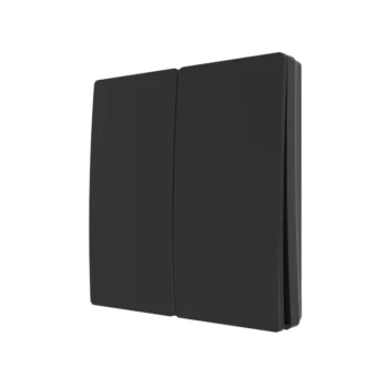Forum CUL-40034-65 Forum 2 Gang Kinetic Push Switch Matt Black 1