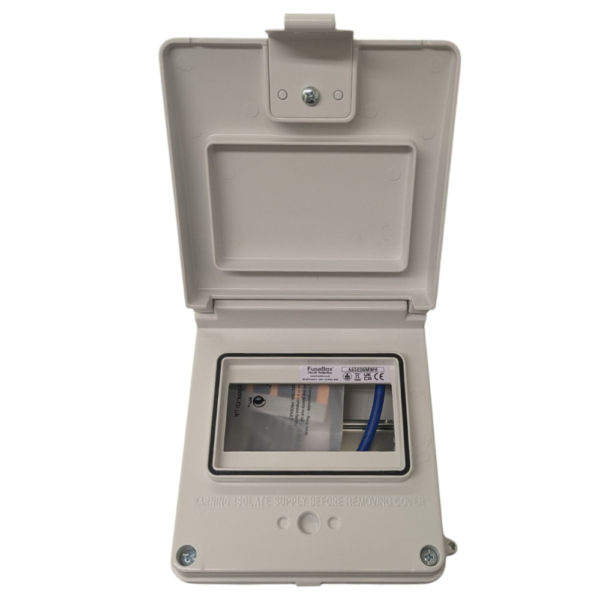 FuseBox A65E06MWH IP65 6 Way Metal Enclosure – White