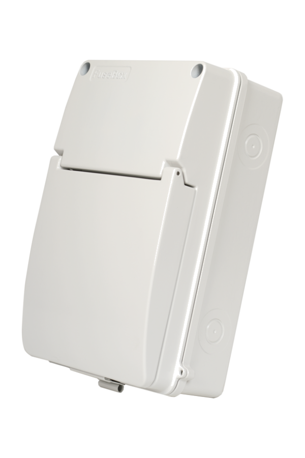 FuseBox A65GRAXWH IP65 Garage Consumer Unit with SPD – White
