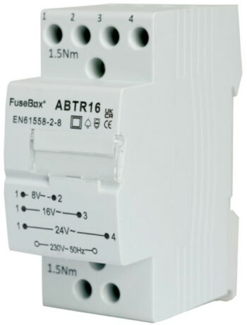 FuseBox ABTR16 Fusebox ABTR16 Bell Transformer 0.5A 16V 230V