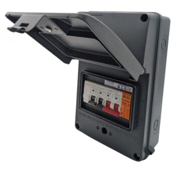 FuseBox AEV32AXBDGY IP65 32A Bi-Directional RCBO & SPD Consumer Unit